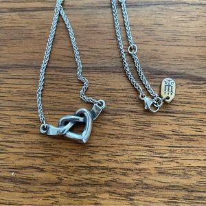 James Avery Heart Knot Necklace